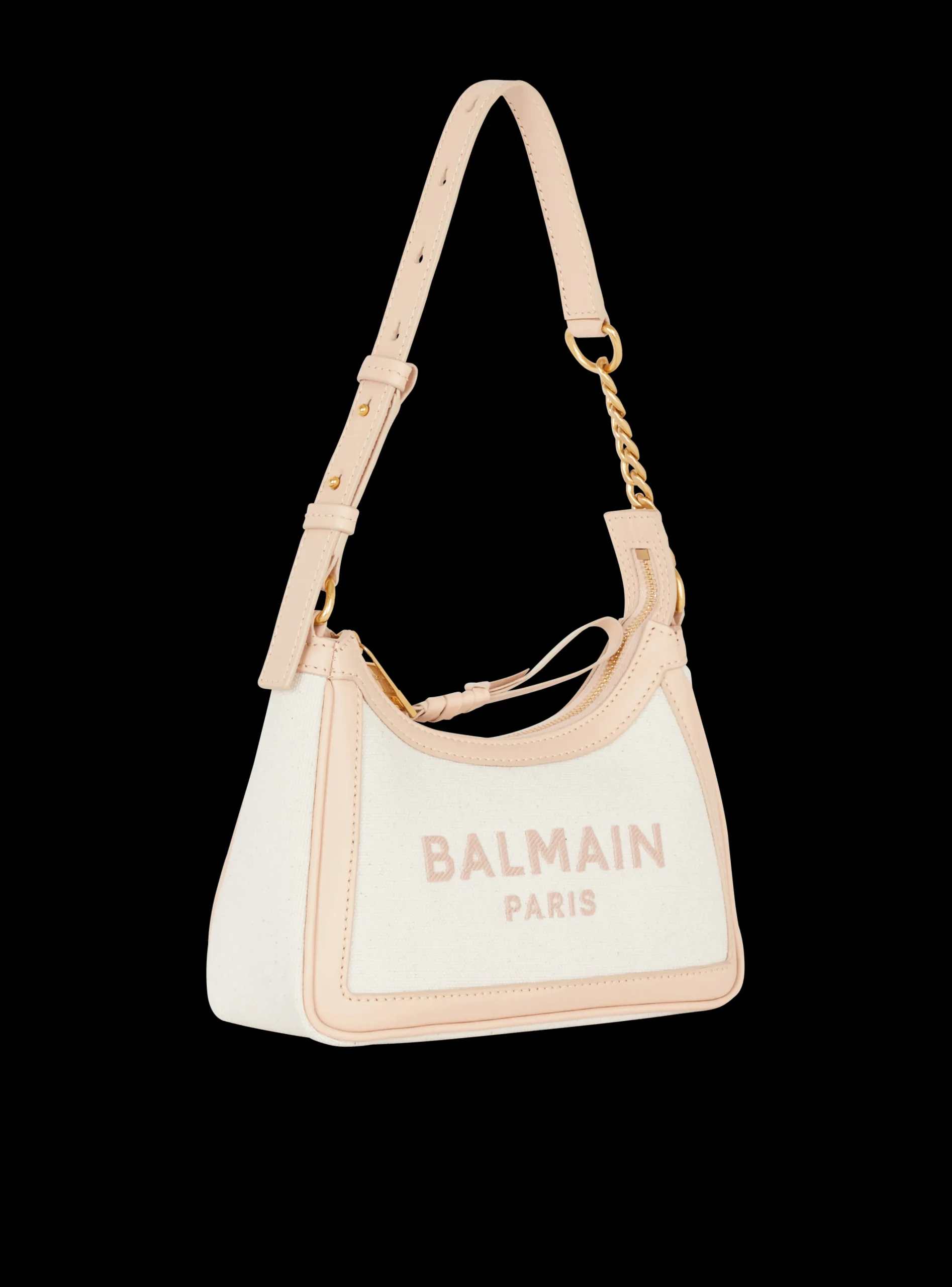 Women Balmain B-Army Canvas And Leather Handbag