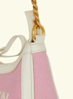 Balmain B-Army Canvas Bag With Leather Inserts