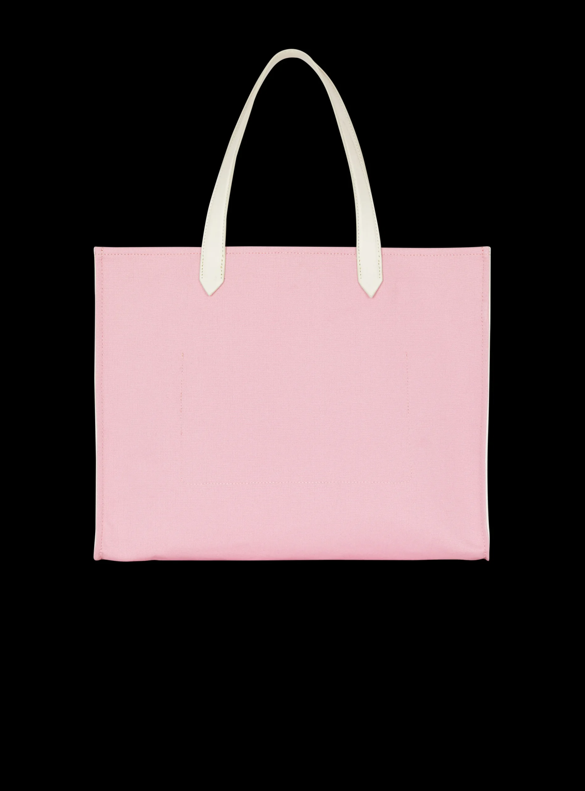 Women Balmain B-Army Medium Canvas And Leather Tote Bag
