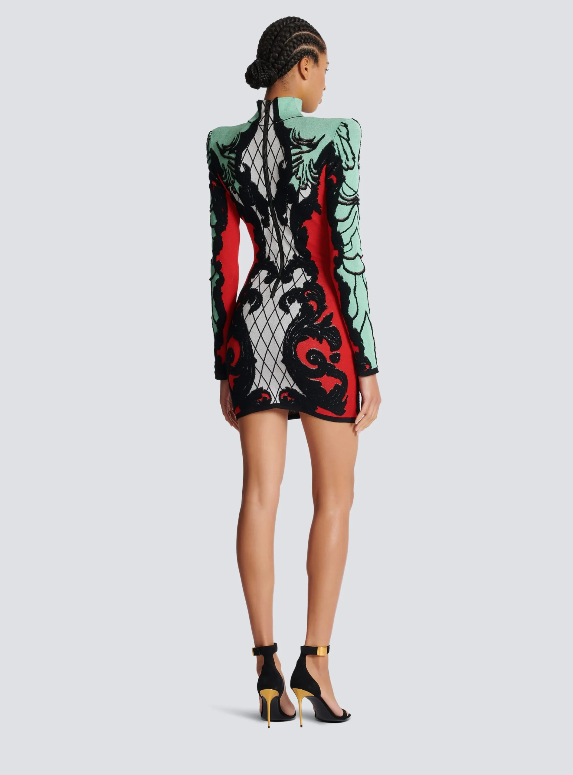 Women Balmain Baroque Jacquard Dress