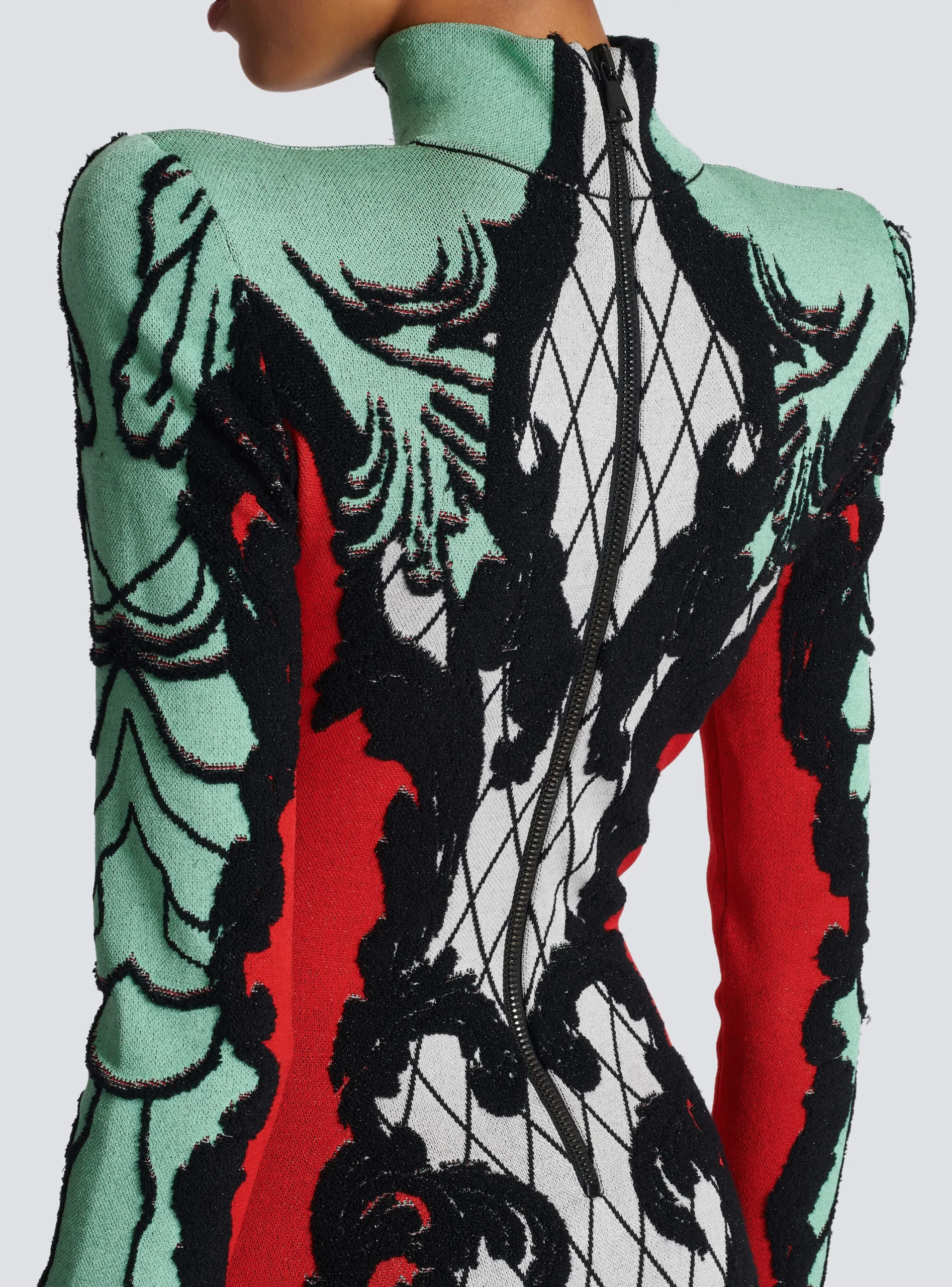 Women Balmain Baroque Jacquard Dress
