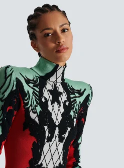 Women Balmain Baroque Jacquard Dress