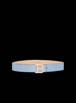 Women Balmain B-Belt In Calfskin