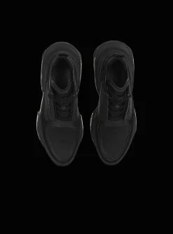Women Balmain B-Bold Low-top Trainers In Neoprene And Suede
