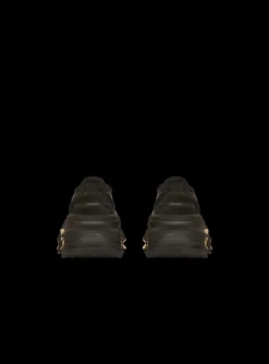 Balmain B-Bold Trainers In Leather And Suede