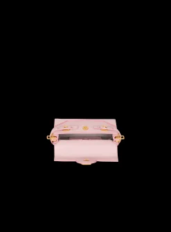 Women Balmain B-Buzz 19 Bag In Grained PB Labyrinth Leather