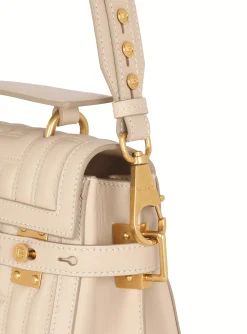 Women Balmain B-Buzz 23 Bag In Monogram Quilted Leather