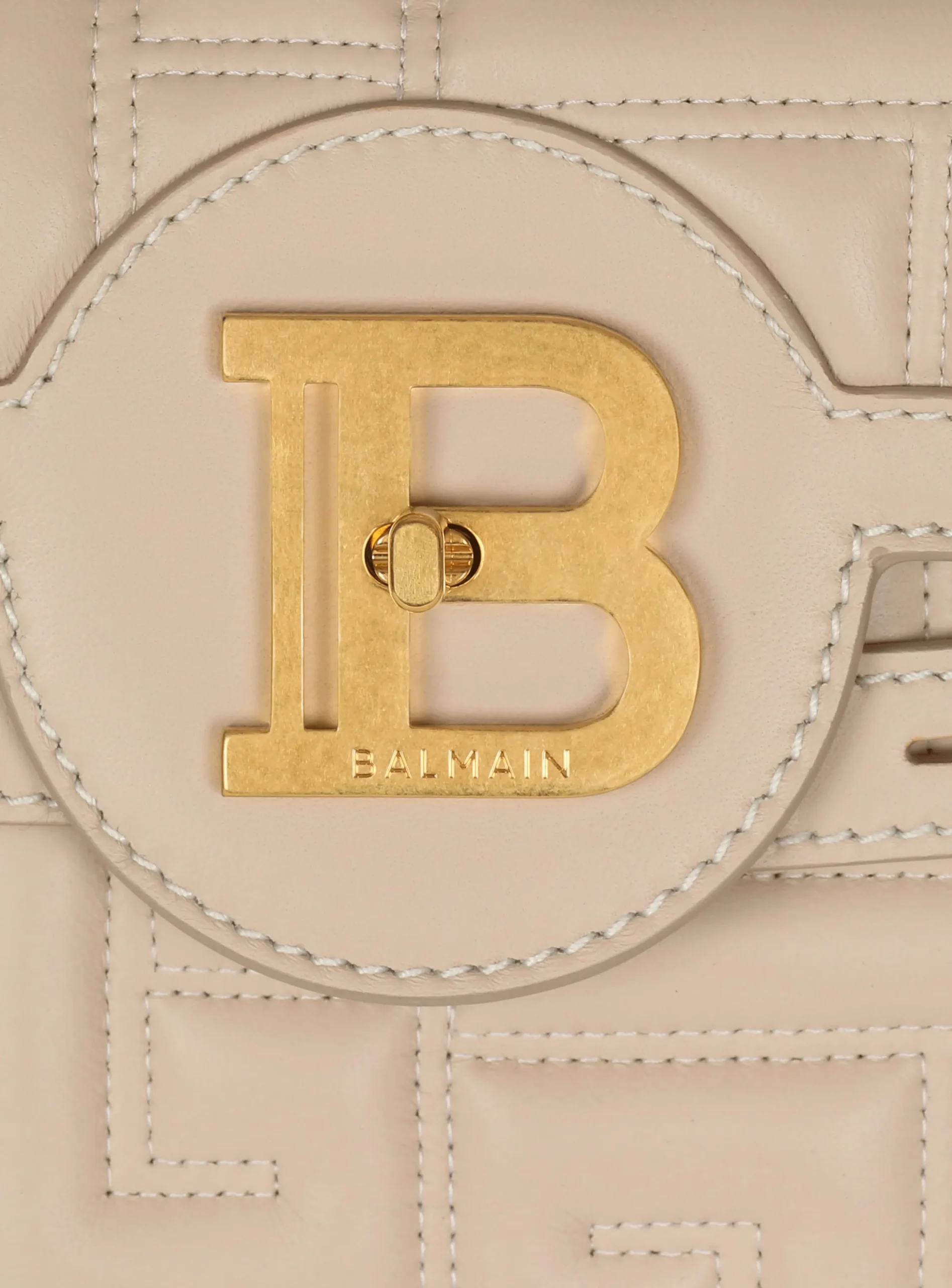 Women Balmain B-Buzz 23 Bag In Monogram Quilted Leather