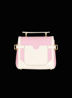 Women Balmain B-Buzz 23 Canvas And Leather Bag