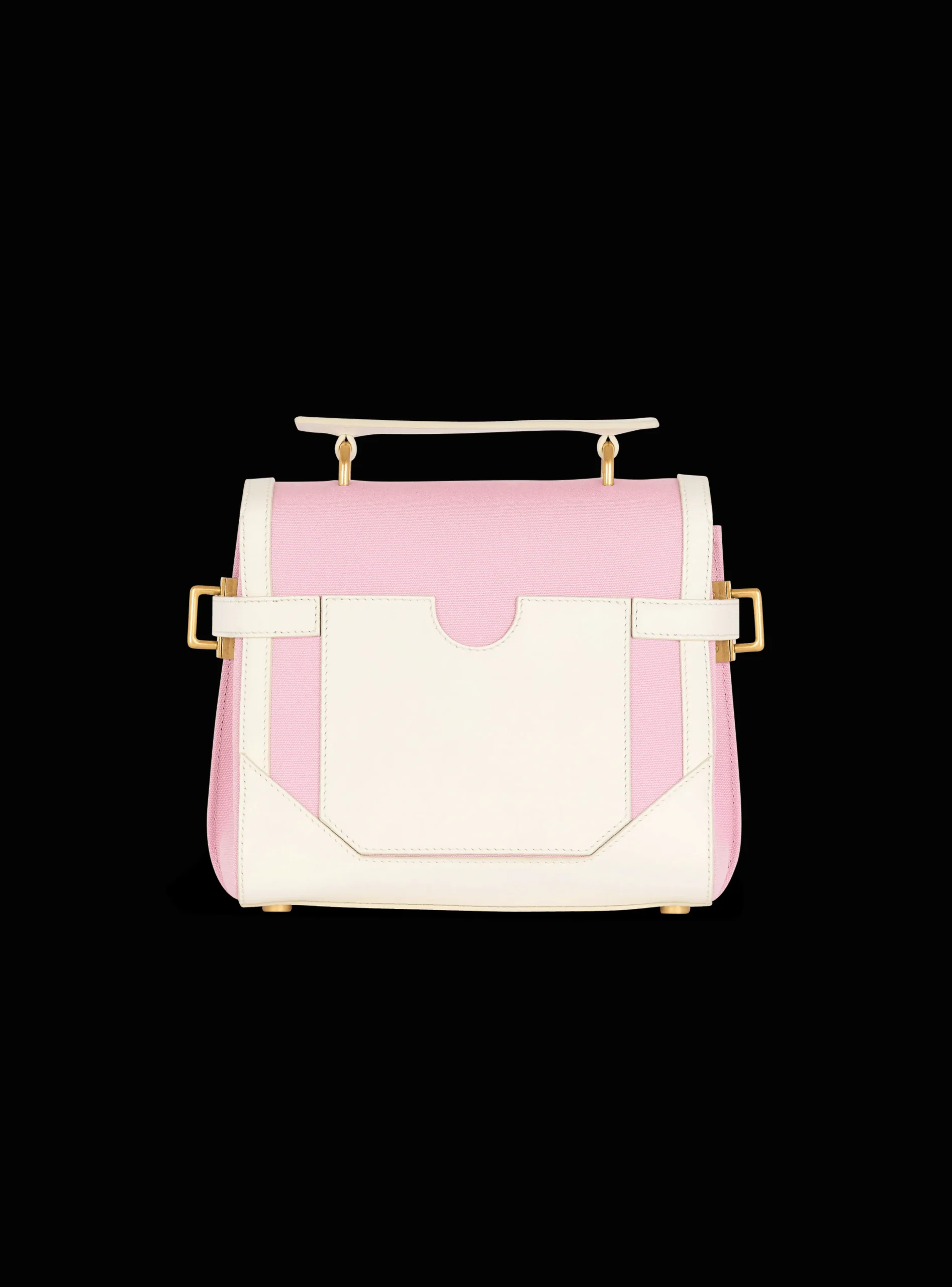Women Balmain B-Buzz 23 Canvas And Leather Bag