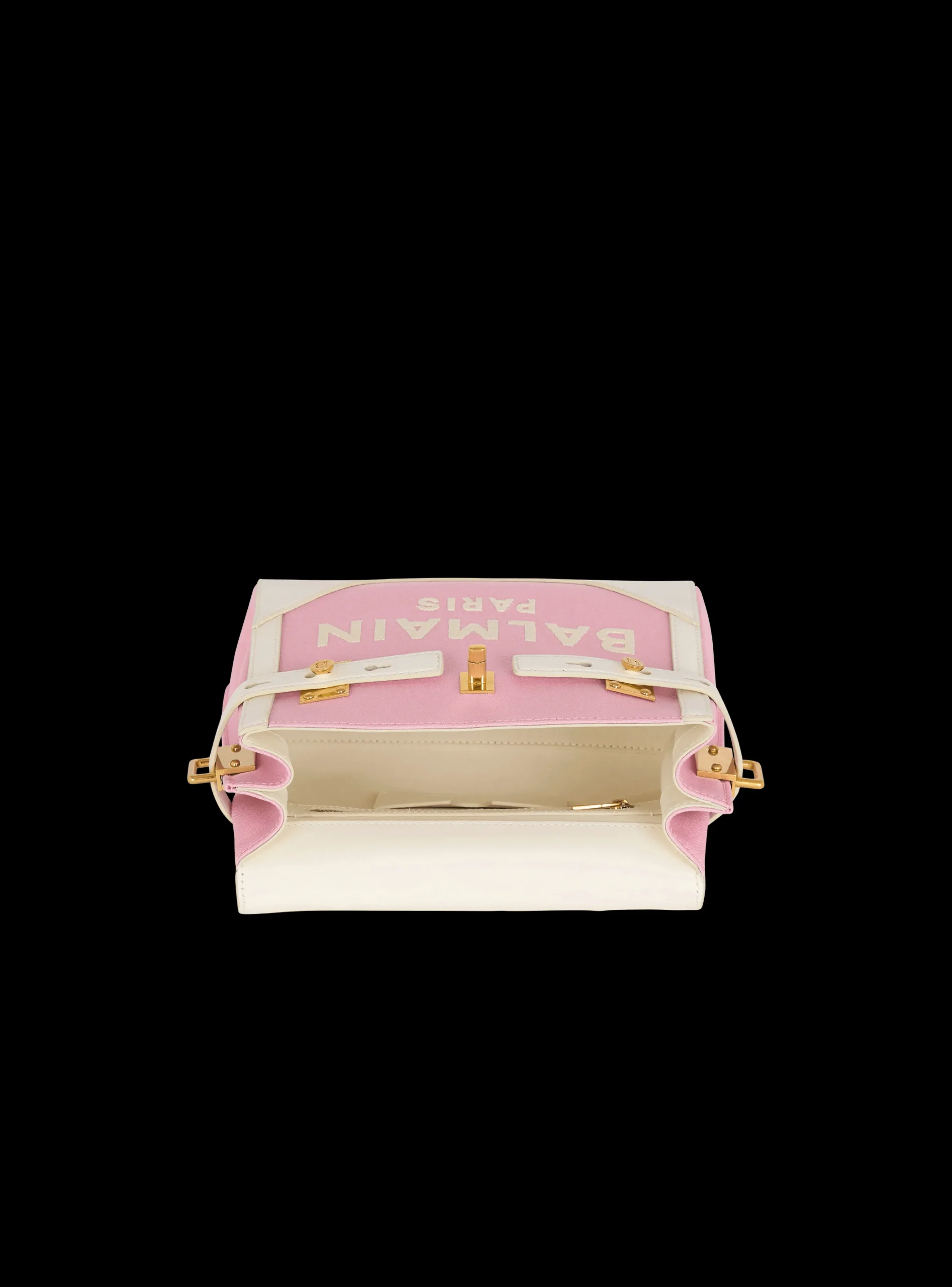 Women Balmain B-Buzz 23 Canvas And Leather Bag