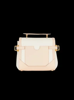 Women Balmain B-Buzz 23 Canvas And Leather Bag