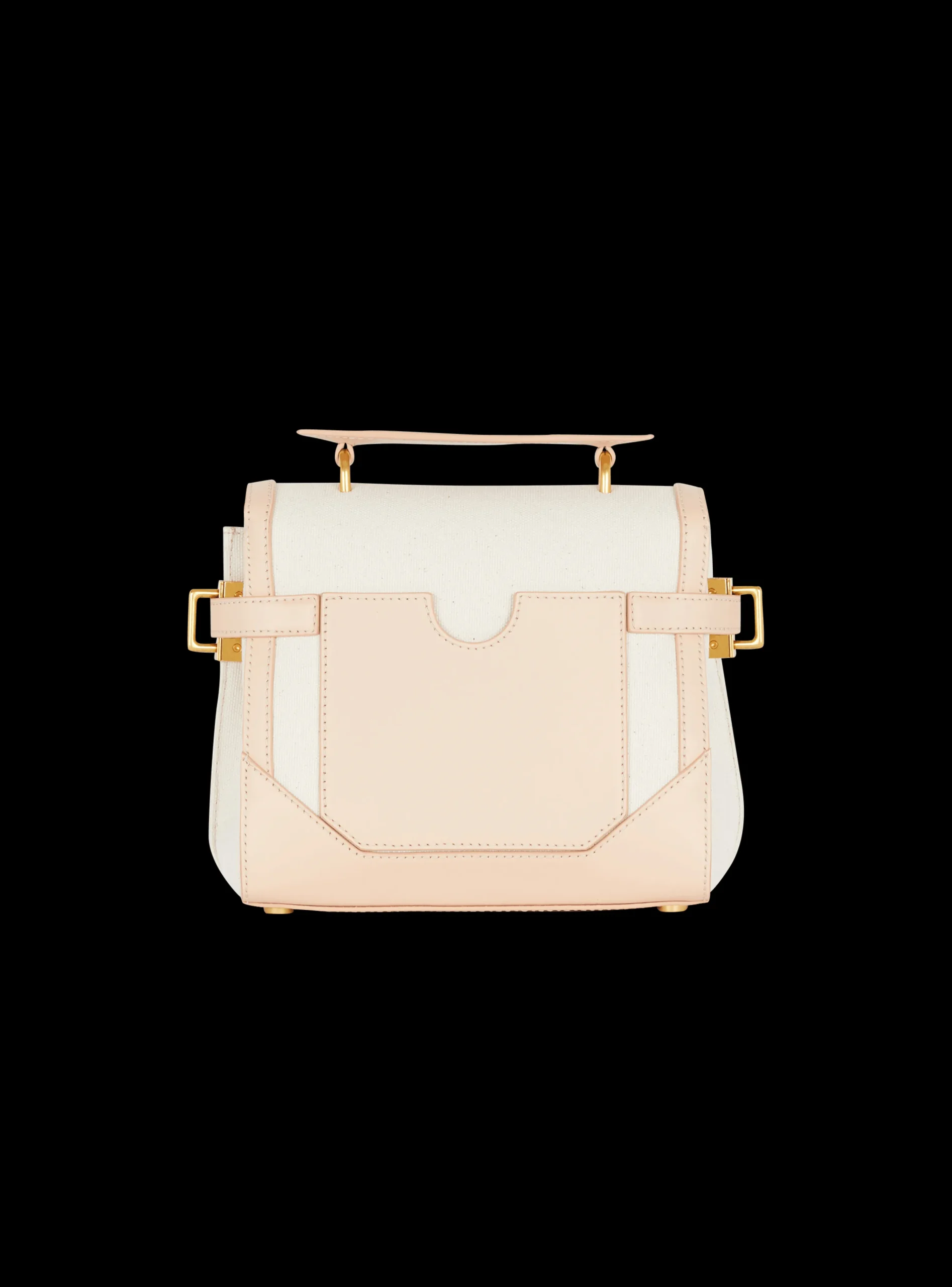 Women Balmain B-Buzz 23 Canvas And Leather Bag