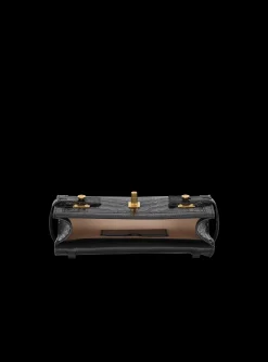 Women Balmain B-Buzz 23 Clutch In Crocodile-print Leather