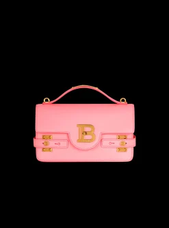 Women Balmain B-Buzz 24 Grained Leather Bag