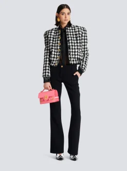 Women Balmain B-Buzz 24 Grained Leather Bag