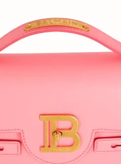 Women Balmain B-Buzz 24 Grained Leather Bag