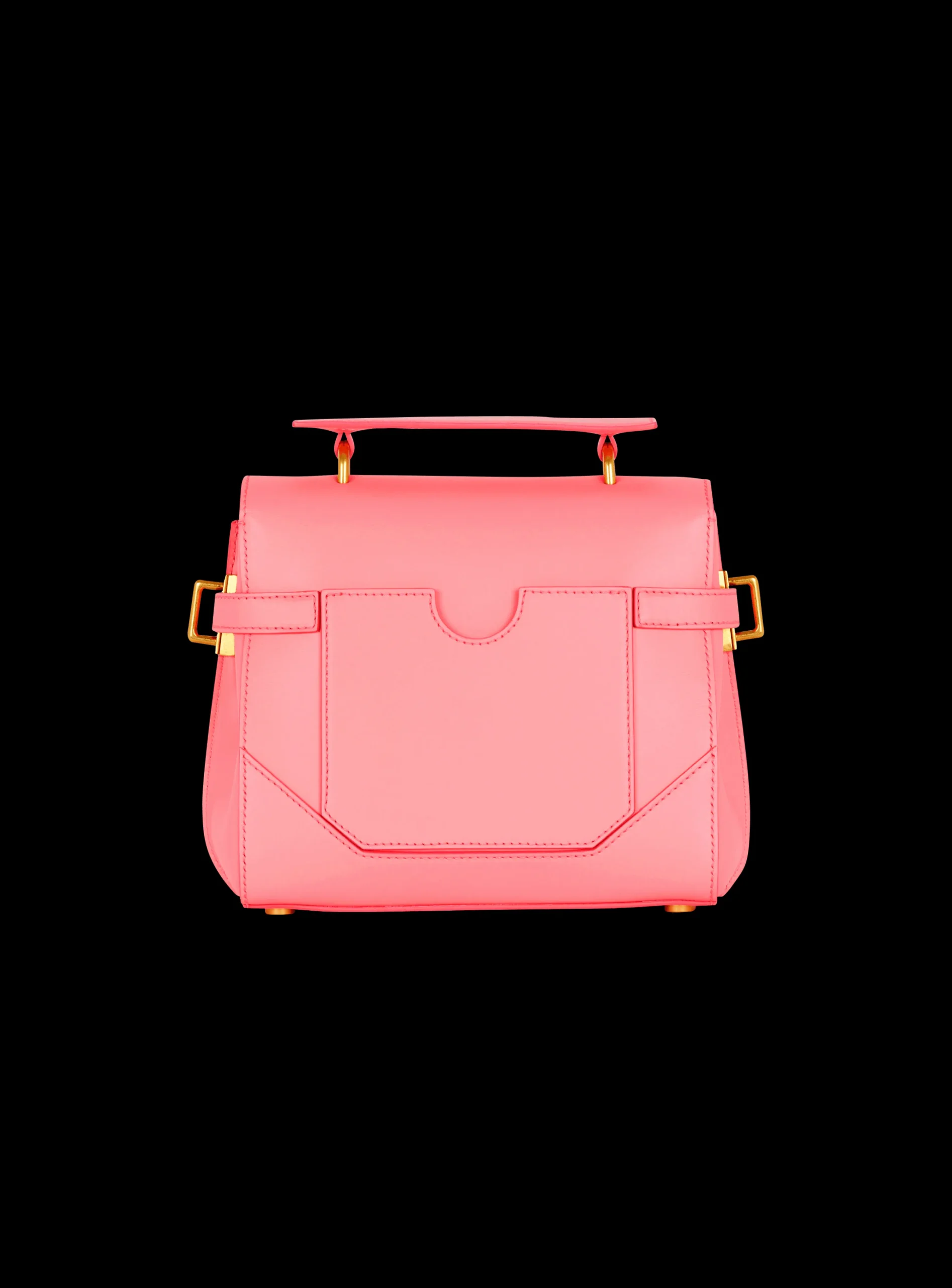 Women Balmain B-Buzz 23 Grained Leather Bag