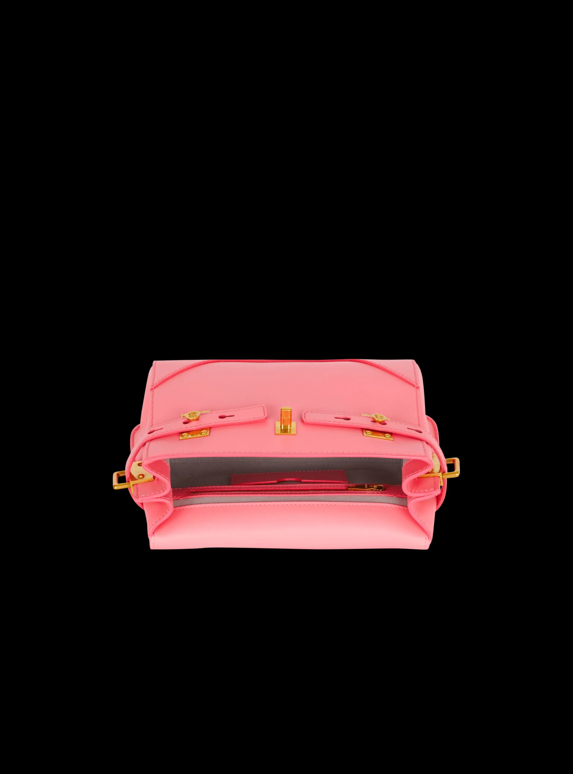 Women Balmain B-Buzz 23 Grained Leather Bag