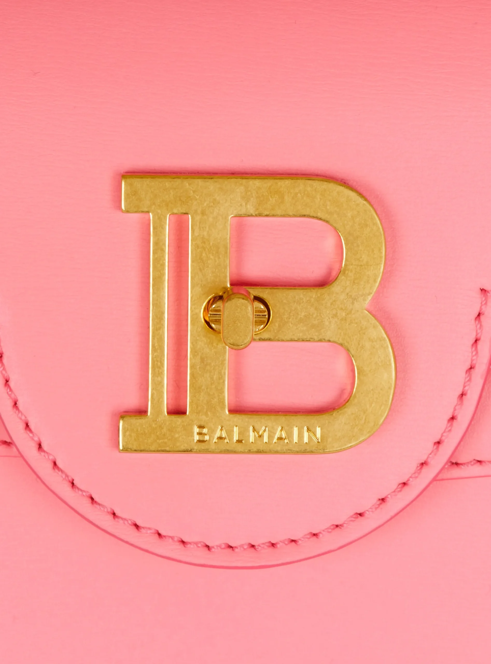 Women Balmain B-Buzz 23 Grained Leather Bag