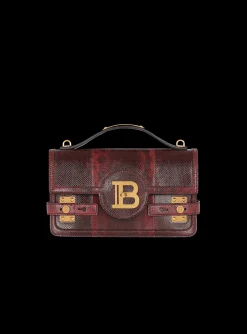 Women Balmain B-Buzz 24 Karung Leather Bag