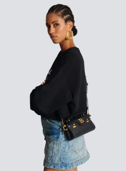 Women Balmain B-Buzz 19 Leather Bag