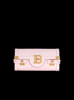 Women Balmain B-Buzz 23 Leather Clutch