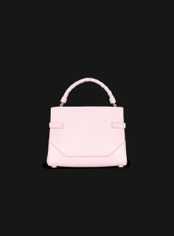 Women Balmain B-Buzz 22 Leather Top-handle Bag