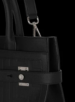 Balmain B-Buzz 36 Monogrammed Canvas And Leather Tote Bag&nbsp;