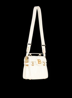 Women Balmain B-Buzz 23 Quilted Leather Bag