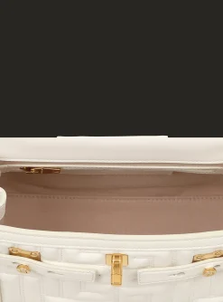 Women Balmain B-Buzz 23 Quilted Leather Bag