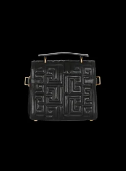 Women Balmain B-Buzz 23 Quilted Leather Bag