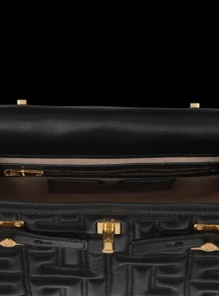 Women Balmain B-Buzz 23 Quilted Leather Bag