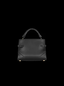 Women Balmain B-Buzz 22 Top Handle Leather Bag