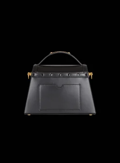 Women Balmain B-Buzz Dynasty Bag In Glazed Leather