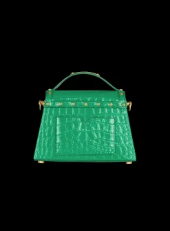Women Balmain B-Buzz Dynasty Bag In Patent Leather
