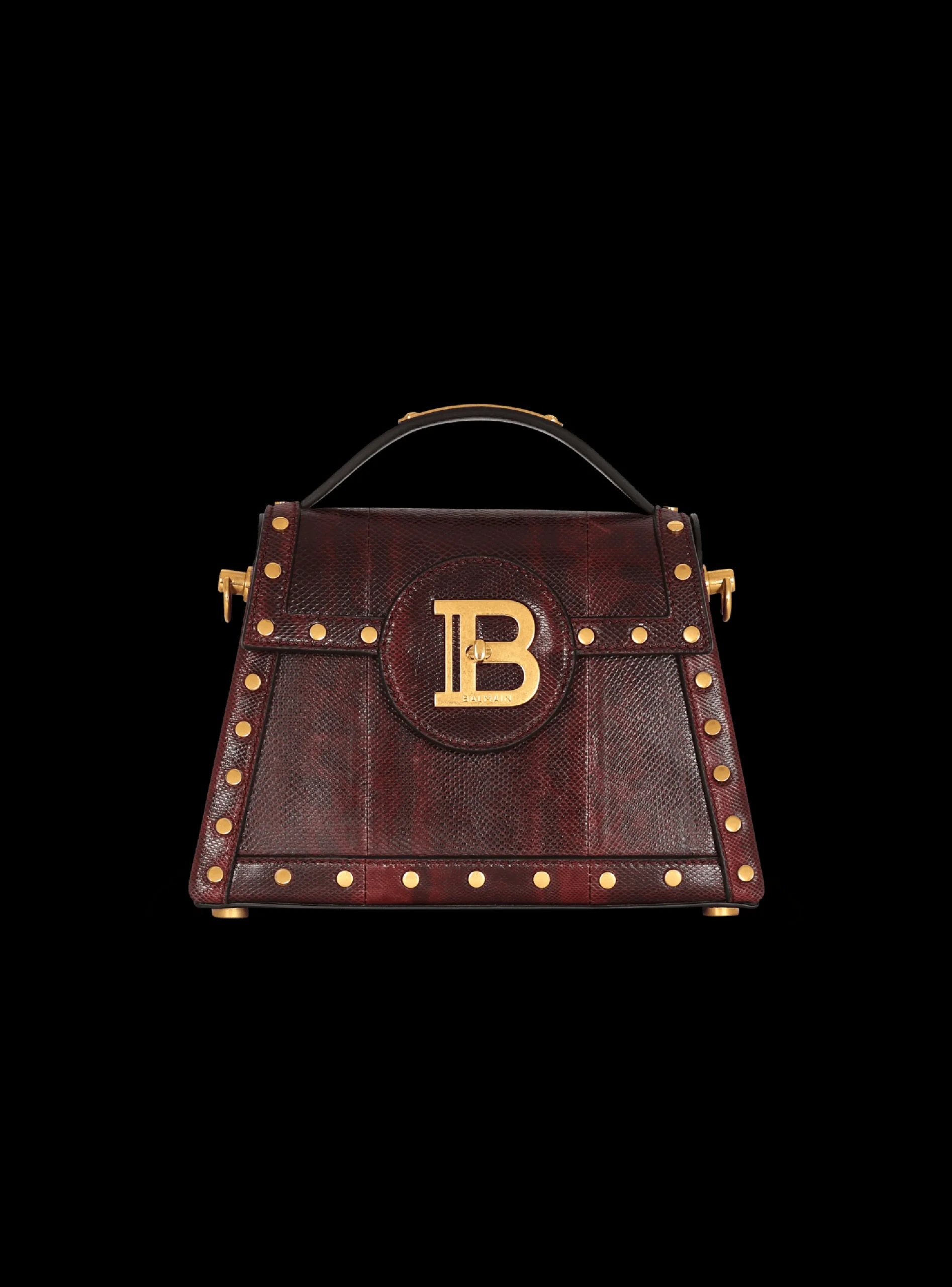Women Balmain B-Buzz Dynasty Karung Leather Bag