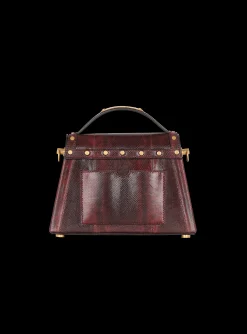 Women Balmain B-Buzz Dynasty Karung Leather Bag