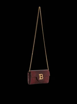 Women Balmain B-Buzz Karung Leather Wallet