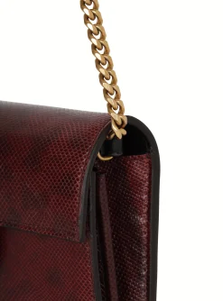 Women Balmain B-Buzz Karung Leather Wallet