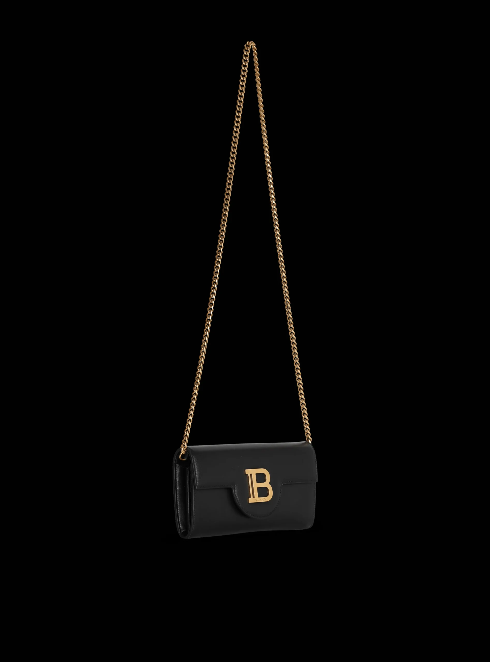 Women Balmain B-Buzz Leather Wallet