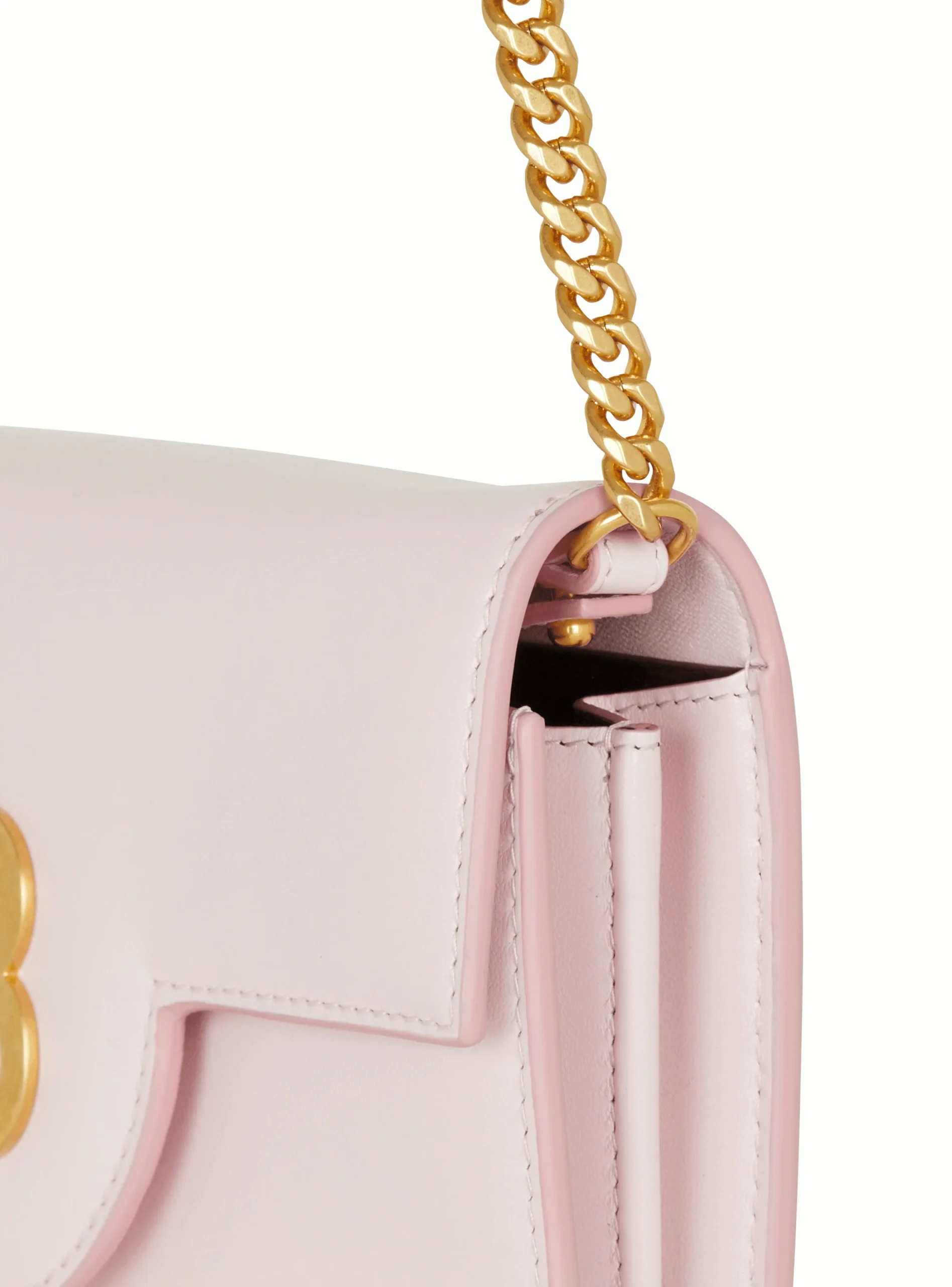 Women Balmain B-Buzz Leather Wallet