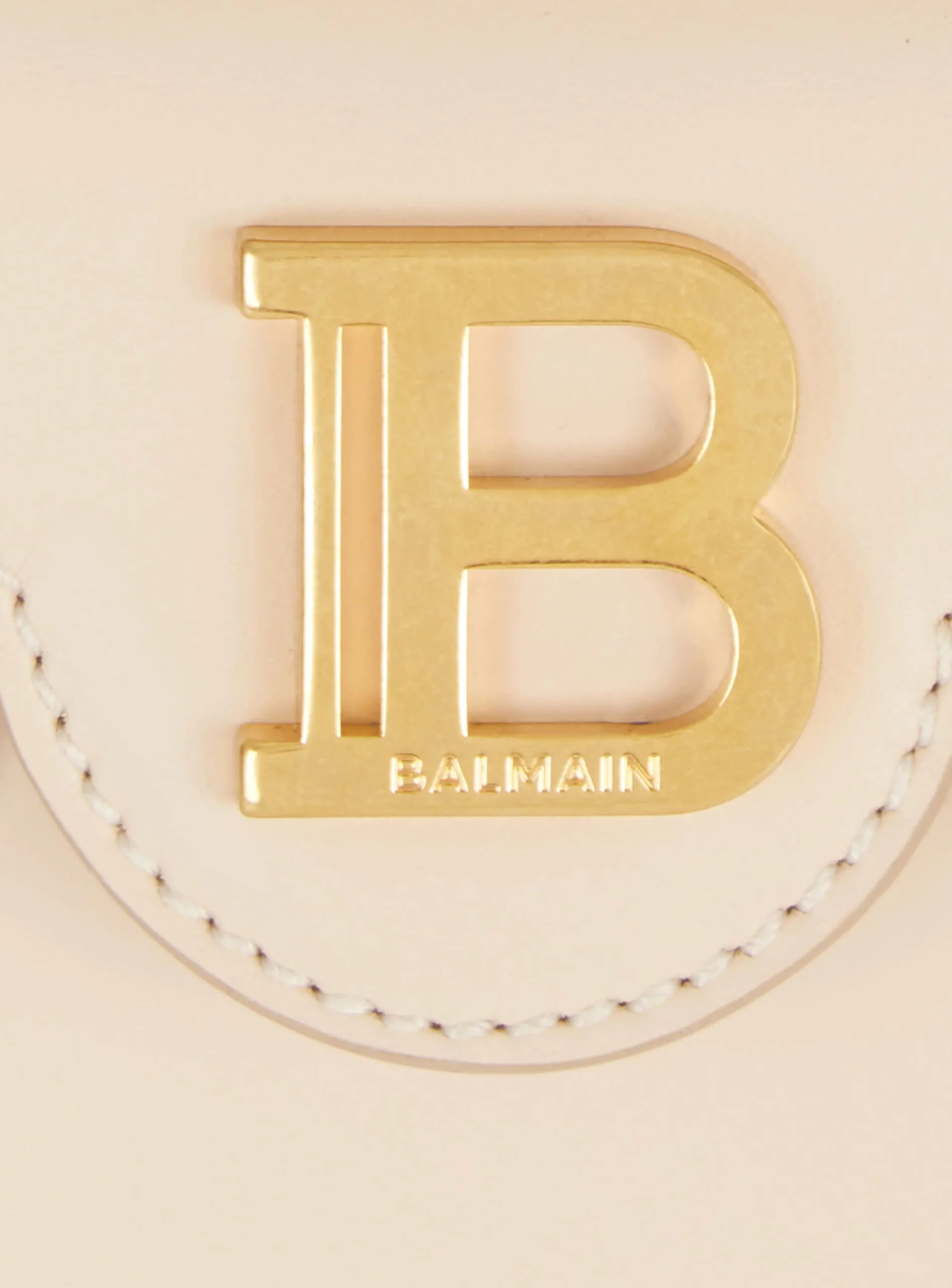 Women Balmain B-Buzz Mini 12 Leather Bag