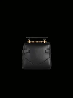 Women Balmain B-Buzz Mini 12 Leather Bag