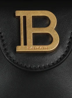 Women Balmain B-Buzz Mini 12 Leather Bag