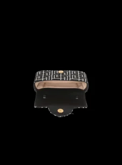 Women Balmain B-Buzz Mini Monogrammed Jacquard Bag