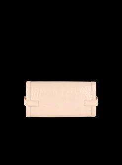 Balmain B-Buzz Pouch 23 In Crocodile-embossed Calfskin