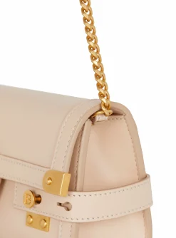 Women Balmain B-Buzz Pouch 23 Leather Clutch