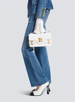 Women Balmain B-Buzz Shoulder 24 Calfskin Bag