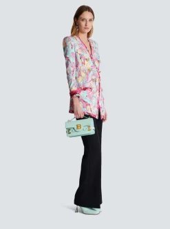 Women Balmain B-Buzz Shoulder 24 Calfskin Bag
